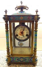 Fraaie grote Cloisoné Klok, Ophalen of Verzenden