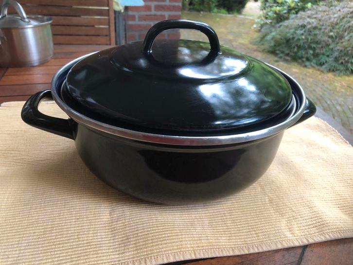 t.k.BK Fortalit braadpan 24cm INDUCTIE, Huis en Inrichting, Keuken | Potten en Pannen, Koekenpan of Braadpan, Gietijzer, Ophalen