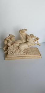 2023)Amilcare Santini-Romeinse krijger in strijdwagen met pa, Antiek en Kunst, Ophalen of Verzenden