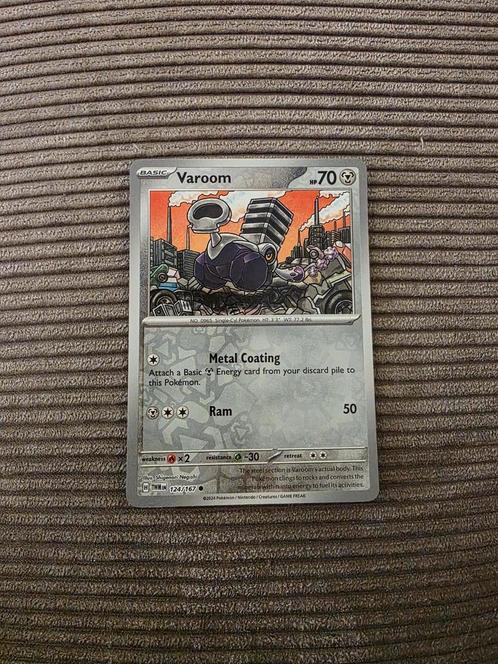 Varoom 124/167 reverse holo, twilight masquerade MINT, Hobby en Vrije tijd, Verzamelkaartspellen | Pokémon, Zo goed als nieuw