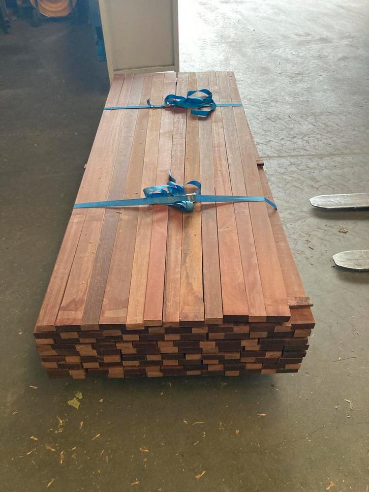 Hardhouten (spie) planken, Doe-het-zelf en Verbouw, Hout en Planken, Nieuw, Plank, Overige houtsoorten, 200 tot 250 cm, 25 tot 50 mm