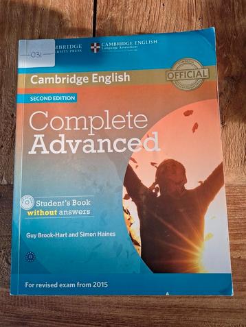 Cambridge Complete Advanced 9781107631069  beschikbaar voor biedingen