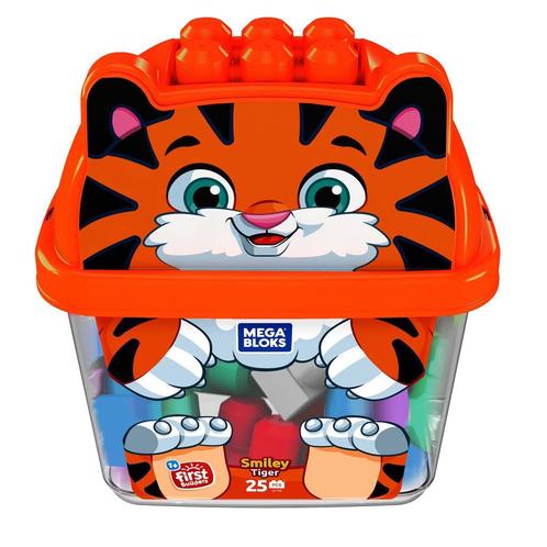 Mega Bloks: Tijger Bouwemmer NIEUW, Kinderen en Baby's, Speelgoed | Bouwstenen, Nieuw, Megabloks, Ophalen of Verzenden