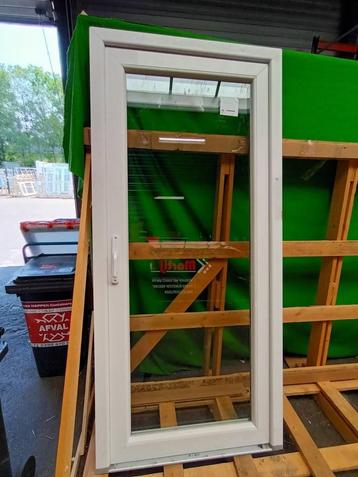 Kunststof Deur volglas b98 x h215 cm Wit  -1406- beschikbaar voor biedingen