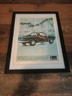 Oude Reclame (in lijst) Fiat 850 Coupe (1967) 40x30, Verzenden, Gebruikt, Auto's