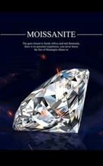 🥰🥰🥰 Moissanite 1karaat VVS1 D-COLOR certificaat getest, Verzenden, Nieuw