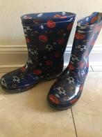 Leuke regenlaarzen met sportmotief, Ophalen of Verzenden, Zo goed als nieuw, Jongen of Meisje, Laarzen