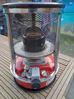 Petroleumkachel met omval beveiliging, Ophalen