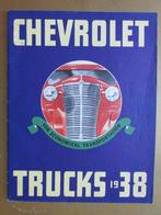 1938 CHEVROLET Trucks brochure, Engels, Ophalen of Verzenden, Zo goed als nieuw, Chevrolet