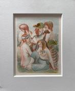 Kees Andrea litho baadsters, Ophalen