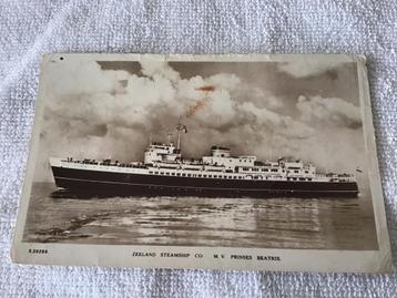 Stoomschip Zeeland . Co.m.v.Prinses Beatrix. beschikbaar voor biedingen