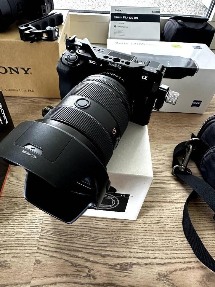 Sony FX3A Cinema Line + Pro-vlog camera ZV-E1, Audio, Tv en Foto, Fotocamera's Digitaal, Sony, 8 keer of meer, Ophalen of Verzenden