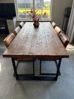 Teak eettafel 240 cm lang, Huis en Inrichting, Tafels | Eettafels, 100 tot 150 cm, 200 cm of meer, Ophalen of Verzenden, Zo goed als nieuw