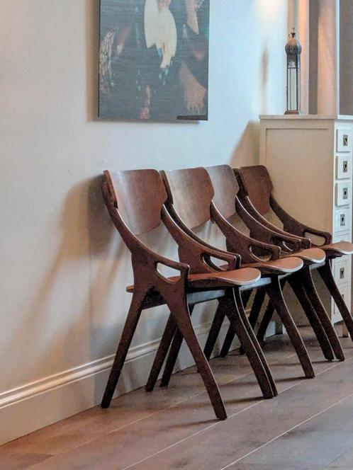 Hovmand Olsen Deens design stoelen I Scandinavisch teak, Huis en Inrichting, Stoelen, Gebruikt, Vijf, Zes of meer stoelen, Hout