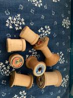 Vintage Houten Garenklosjes - Decoratief & Functioneel, Ophalen of Verzenden, Gebruikt, Garen of Naald(en)