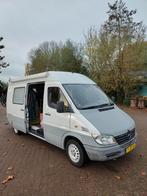Mercedes Sprinter Camperbus - Zelfbouw, Goed Onderhouden, Caravans en Kamperen, Campers, Chemisch toilet, Tot en met 2, Mercedes-Benz