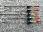 adv 252 / NIEUW set 5 dobbers BOBBI FISHER, Watersport en Boten, Ophalen of Verzenden, Nieuw, Dobber of Lood