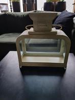 Creme kleurige lantaarn, 25 tot 50 cm, Ophalen of Verzenden, Zo goed als nieuw, Crème
