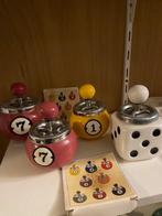 Vintage draai asbak en aansteker biljard of dobbelsteen, Ophalen of Verzenden, Nieuw, Asbak