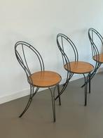 3 vintags Ikea Pajala stoelen retro design hout, Huis en Inrichting, Stoelen, Ophalen, Gebruikt, Vintage Ikea 90's retro design