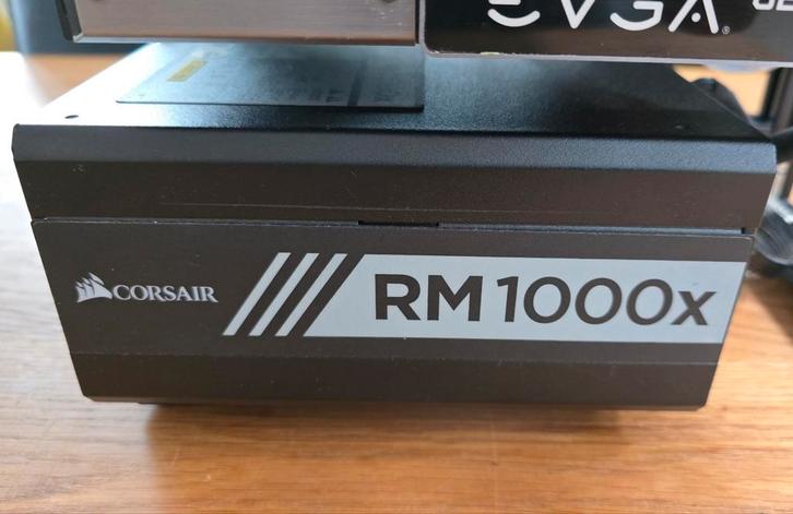Voeding Corsair RM1000X, Computers en Software, Interne voedingen, Gebruikt, Ophalen