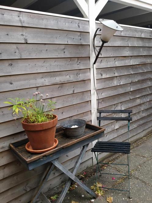 Fraaie buiten wandlantaarn, buitenlamp, buiten wandlamp, Tuin en Terras, Buitenverlichting, Gebruikt, Wandlamp, IJzer, 50 tot 250 watt