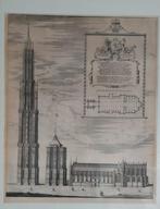 gravure toren Zierikzee, Antiek en Kunst, Ophalen of Verzenden
