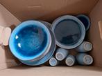 Blokker Ottawa Servies - Blauw, Ophalen of Verzenden, Zo goed als nieuw, Overige stijlen, Aardewerk