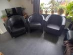 Kuipstoelen zwart, Huis en Inrichting, Ophalen, Gebruikt, Minder dan 75 cm, 50 tot 75 cm