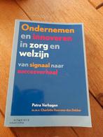 Boek ondernemen en innoveren in zorg en welzijn, Boeken, Studieboeken en Cursussen, Ophalen of Verzenden, Zo goed als nieuw, HBO