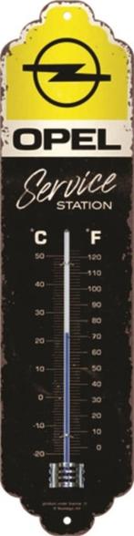Opel service station reclame thermometer van metaal wanddeco