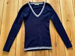 Nikkie Top / Trui - Blauw Wit - Maat 34 / XS Small, Kleding | Dames, Truien en Vesten, Blauw, Ophalen of Verzenden, Zo goed als nieuw