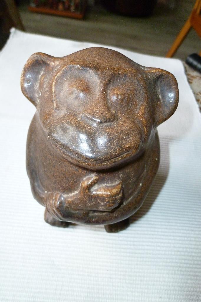 Beertje, keramiek, Bali, circa 1960, Antiek en Kunst, Curiosa en Brocante, Ophalen of Verzenden