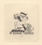 0126 Ex Libris Oostenrijk : Friedrich Teubel, z.j., Antiek en Kunst, Kunst | Etsen en Gravures, Verzenden