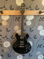 Vantage 635V (ES335 model) Semi Hollow met Gigbag flatwounds, Ophalen of Verzenden, Gebruikt, Semi-solid body, Overige merken