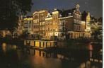 Amsterdam- -Herengracht met woonboot., Verzenden, 1980 tot heden, Ongelopen, Noord-Holland