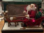 Bewegende kerstman in slee, Diversen, Kerst, Ophalen of Verzenden, Zo goed als nieuw