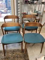 Set van 4 Teak Eetkamerstoelen, Jaren 60, Deens Design., Ophalen
