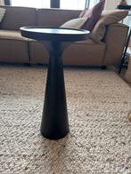 Zuiver Floss bijzettafel Zwart, Huis en Inrichting, Tafels | Bijzettafels, Minder dan 55 cm, Metaal of Aluminium, Rond, Zo goed als nieuw