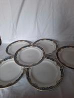 Ontbijtbordjes amand, Antiek en Kunst, Antiek | Servies los, Ophalen of Verzenden