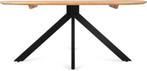 Eettafel Runa deens ovaal mango naturel 6 maten leverbaar |, Modern design, Vijf personen of meer, Metaal, Ovaal