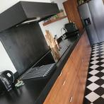 Industriële handgemaakte keuken massief hout ., Huis en Inrichting, Keuken | Complete keukens, Ophalen, Zo goed als nieuw, Graniet of Steen