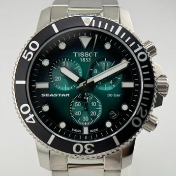 Tissot Seastar 1000 Chronograph 45.5 mm – Groene wijzerplaat beschikbaar voor biedingen