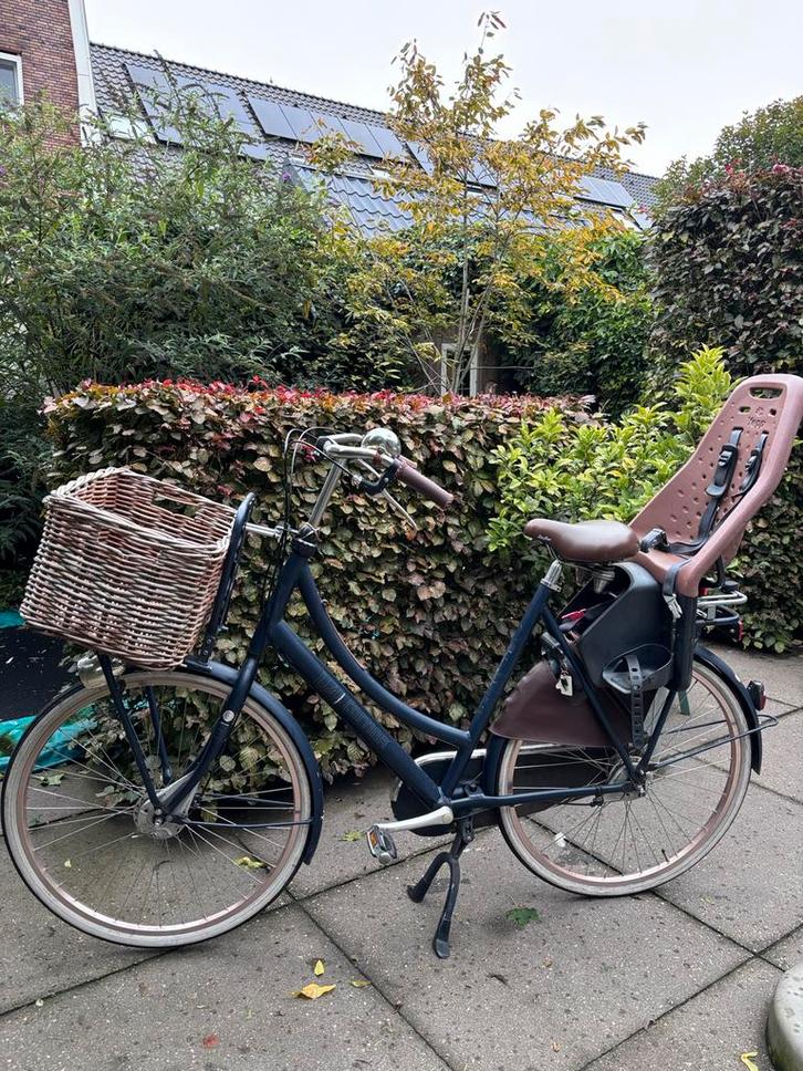 Cortina U4 Damesfiets - Donkerblauw, Fietsen en Brommers, Fietsen | Dames | Damesfietsen, Gebruikt, Overige merken, Versnellingen