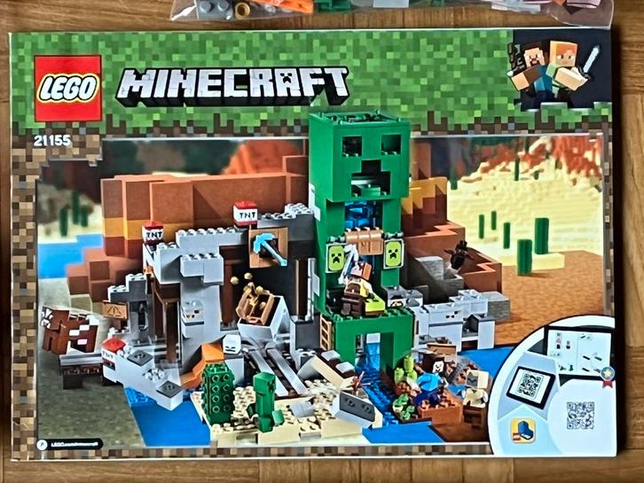 Lego 21155 Minecraft Creeper Mine met doos, Kinderen en Baby's, Speelgoed | Duplo en Lego, Zo goed als nieuw, Lego, Complete set
