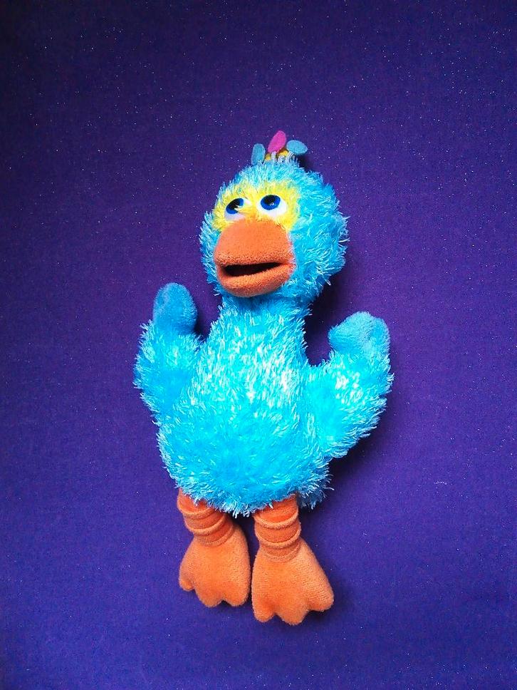 SESAMSTRAAT Knuffel VOGEL PINO UIT DE SERIE 2005. 30 CM, Kinderen en Baby's, Speelgoed | Knuffels en Pluche, Zo goed als nieuw
