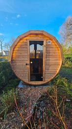 2M Barrel Sauna Gratis Levering en Plaatsing, Sport en Fitness, Sauna, Ophalen of Verzenden, Nieuw, Complete sauna