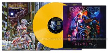 LP Iron Maiden Somewhere In Time Nieuw Geel Vinyl + Print  beschikbaar voor biedingen