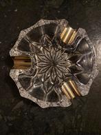 Vintage kristallen asbak met zilveren inleg gemerkt zwaardje, Antiek en Kunst, Ophalen of Verzenden