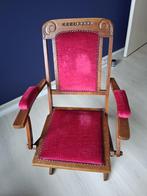 Antiek eiken klapstoel, Antiek en Kunst, Antiek | Meubels | Stoelen en Banken, Ophalen
